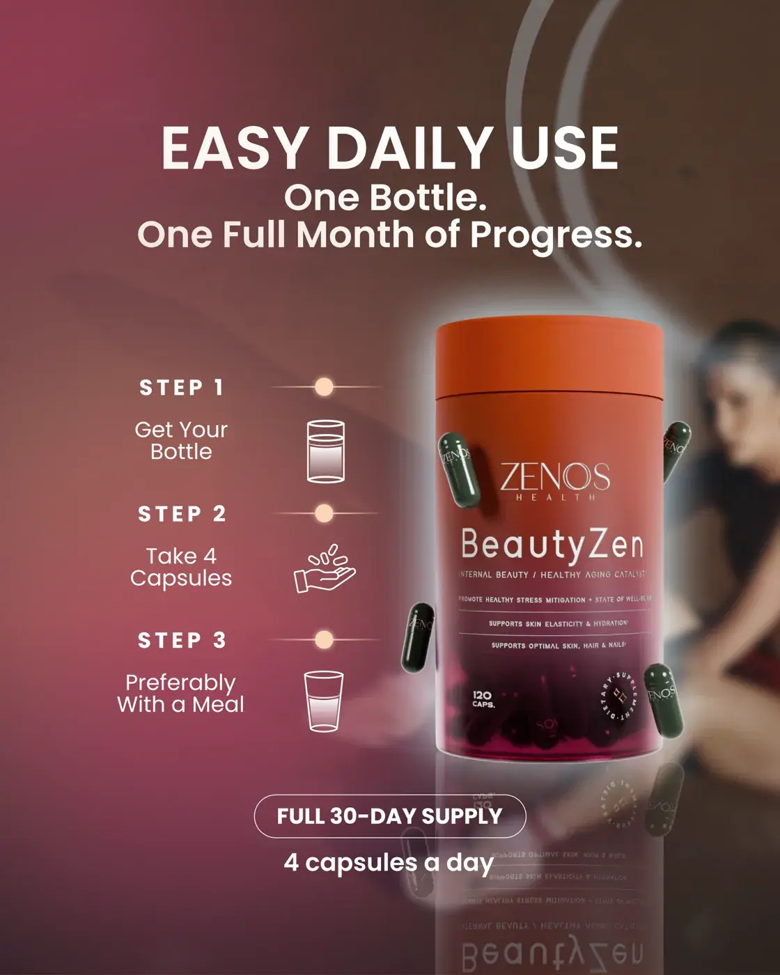 Zenos Health BeautyZen, packaging view