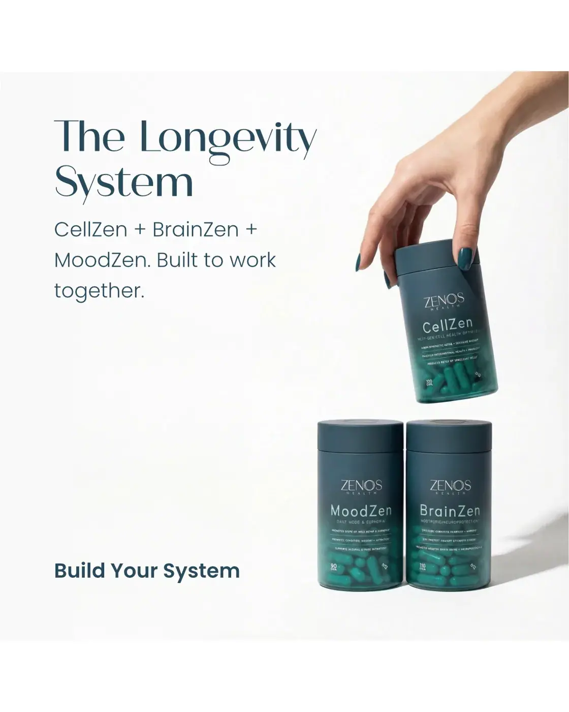 Zenos Health Longevity System Zenos Health Longevity System, front view