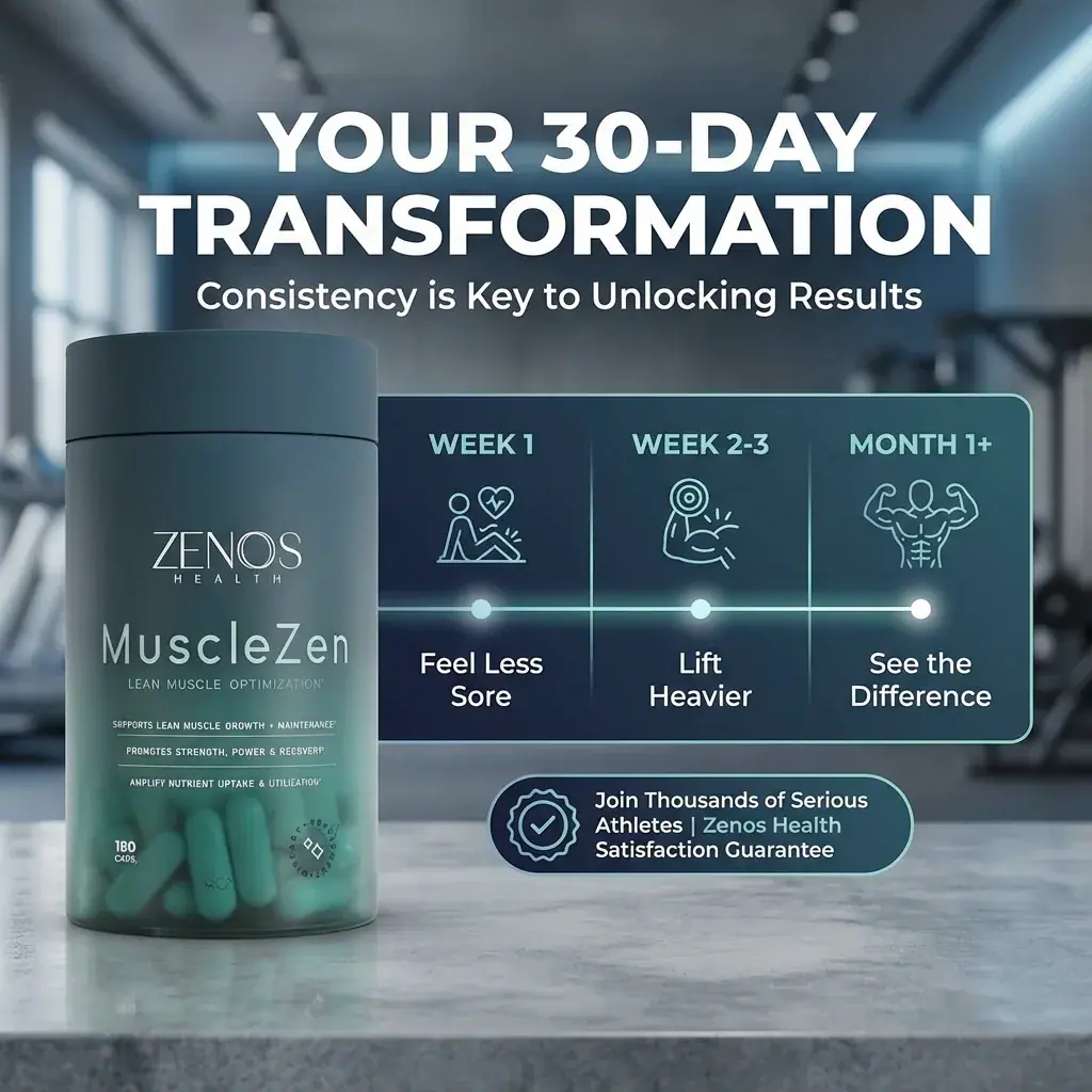 Zenos Health MuscleZen, lifestyle view