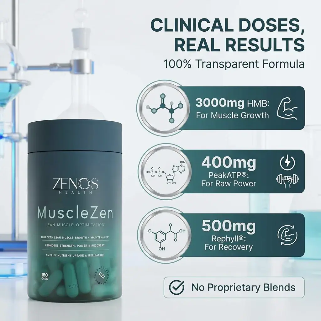 Zenos Health MuscleZen, packaging view