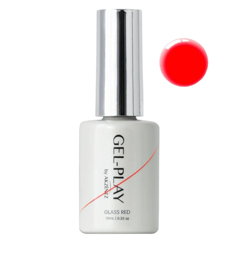 Akzentz Gel-Play Glass Magnetic Glass Red