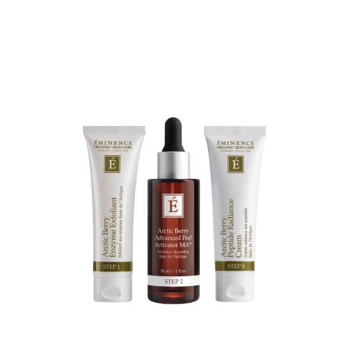 Eminence Organics Arctic Berry Peel Peptide Illuminating System Products