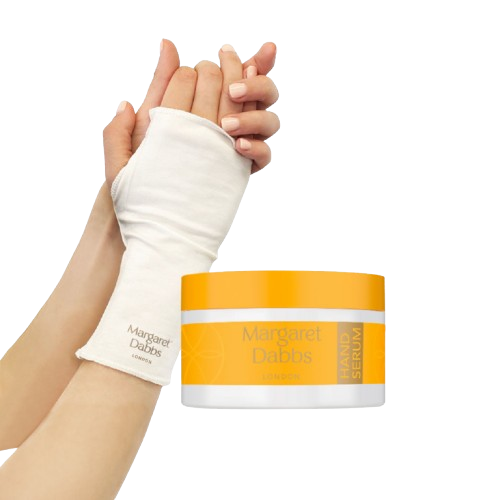 Margaret Dabbs Intensive Anti-ageing Hand Serum 150ml with Luxury Treatment Gloves