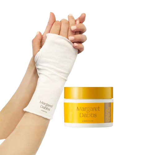 Margaret Dabbs Intensive Anti-ageing Hand Serum 35ml with Luxury Treatment Gloves