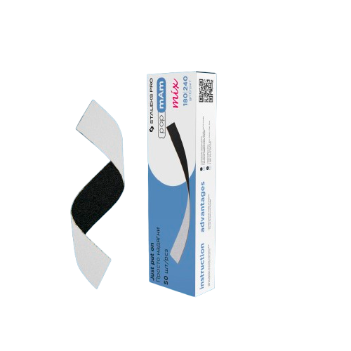 Staleks Disposable double-sided files papmAm Mix EXPERT 22 180/240 grit (50 pcs)
